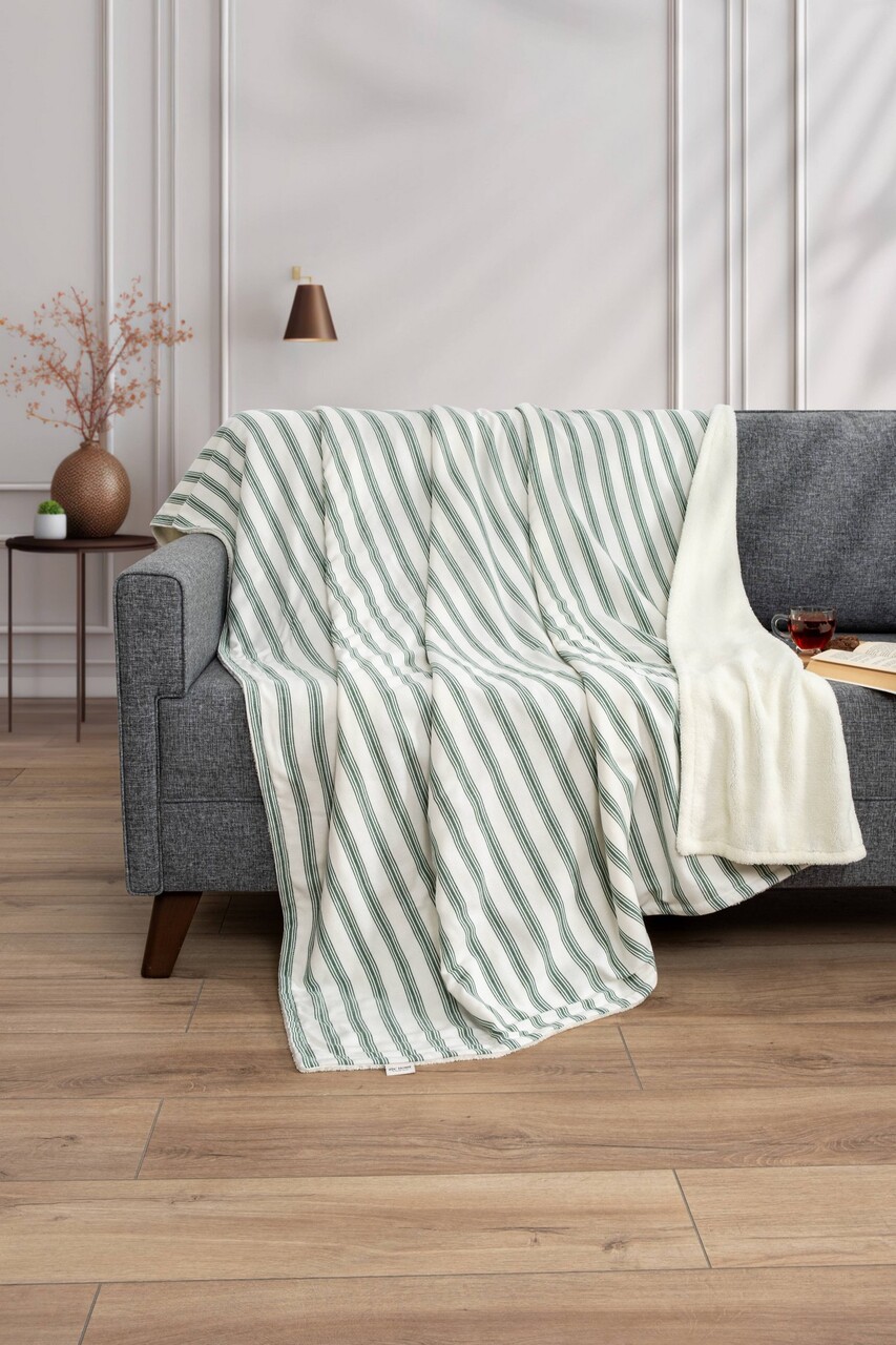 Patura Single, L'essentiel Maison, Soren Wellsoft, Verde - imagine 3